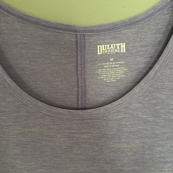 Duluth Trading Company Women’s Purple Stretch Midi Sleeveless Dress Medium - Picture 2 of 5